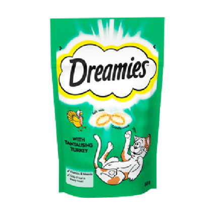 Dreamies Cat Treats With Turkey