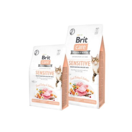 Brit Care Cat Grain-Free SENSITIVE HEALTHY DIGESTION AND DELICATE TASTE