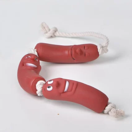 Pet Toy Sausage Three Section - Mini Pets World